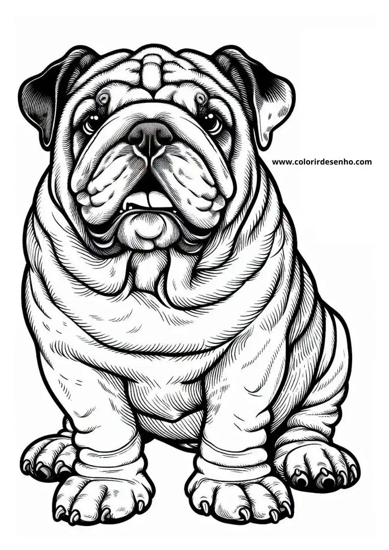 Dog and Puppy Coloring Pages 227