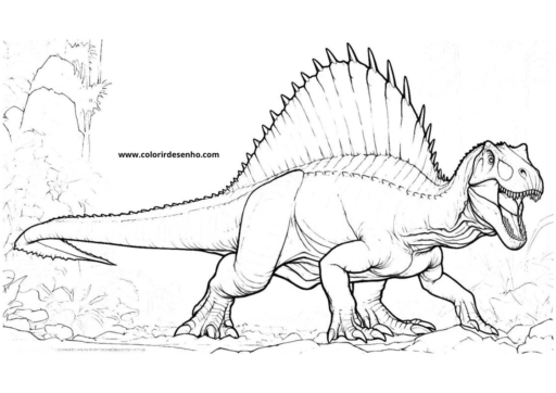 Dinossauro para Colorir 8