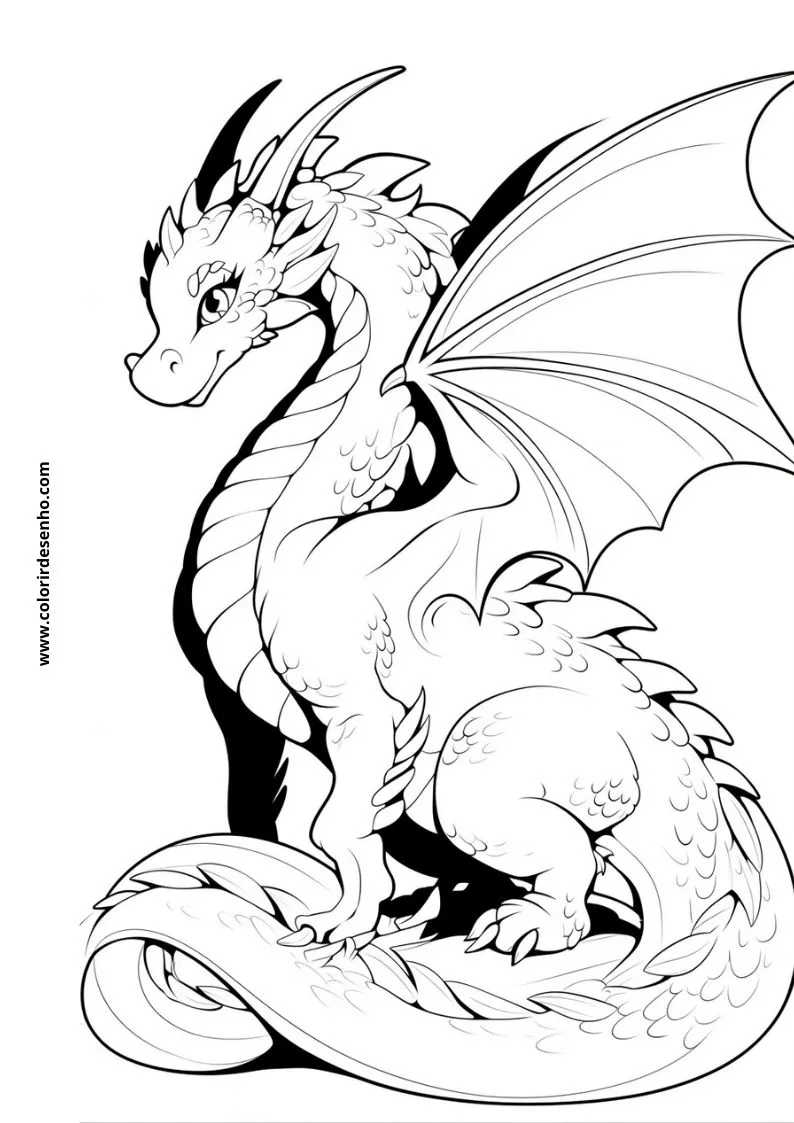 Dragon to Color 24