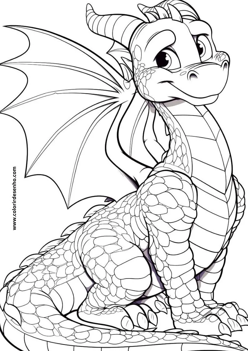 Dragon to Color 34