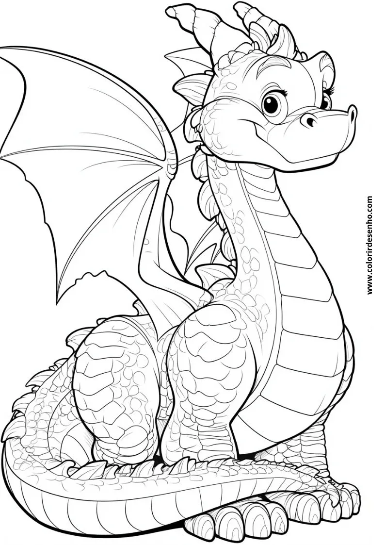 Dragon to Color 5