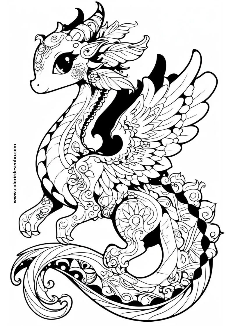 Dragon to Color 74