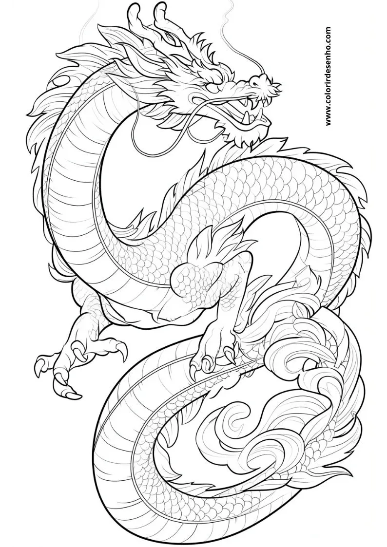 Dragon Coloring Pages 151