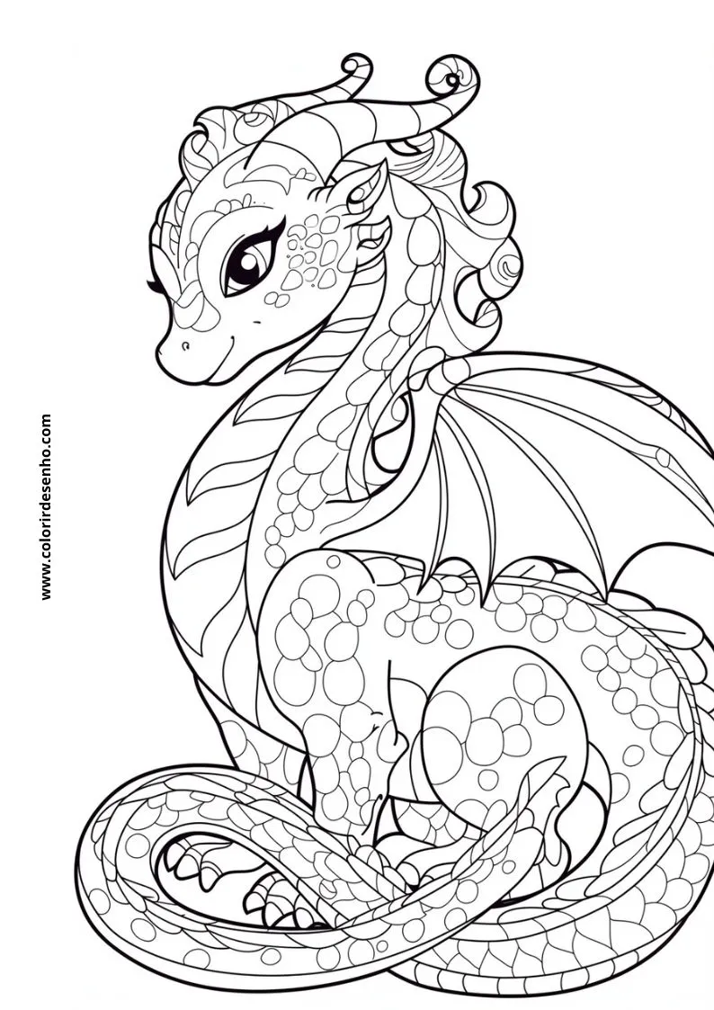 Dragon Coloring Pages 152