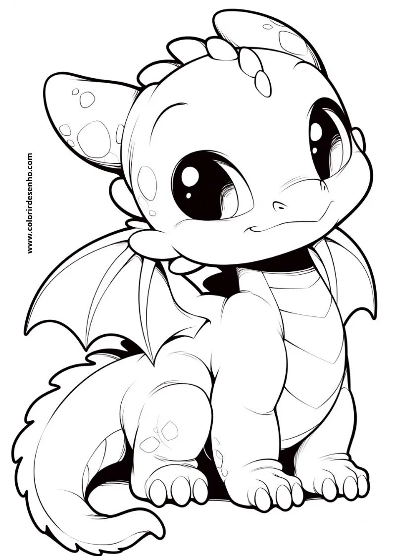 Dragon Coloring Pages 154