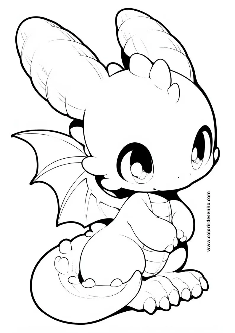 Dragon Coloring Pages 166