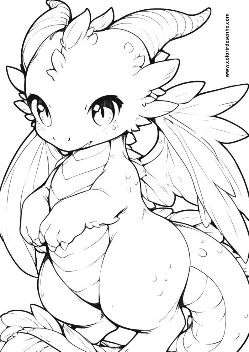 Dragon Coloring Pages 167