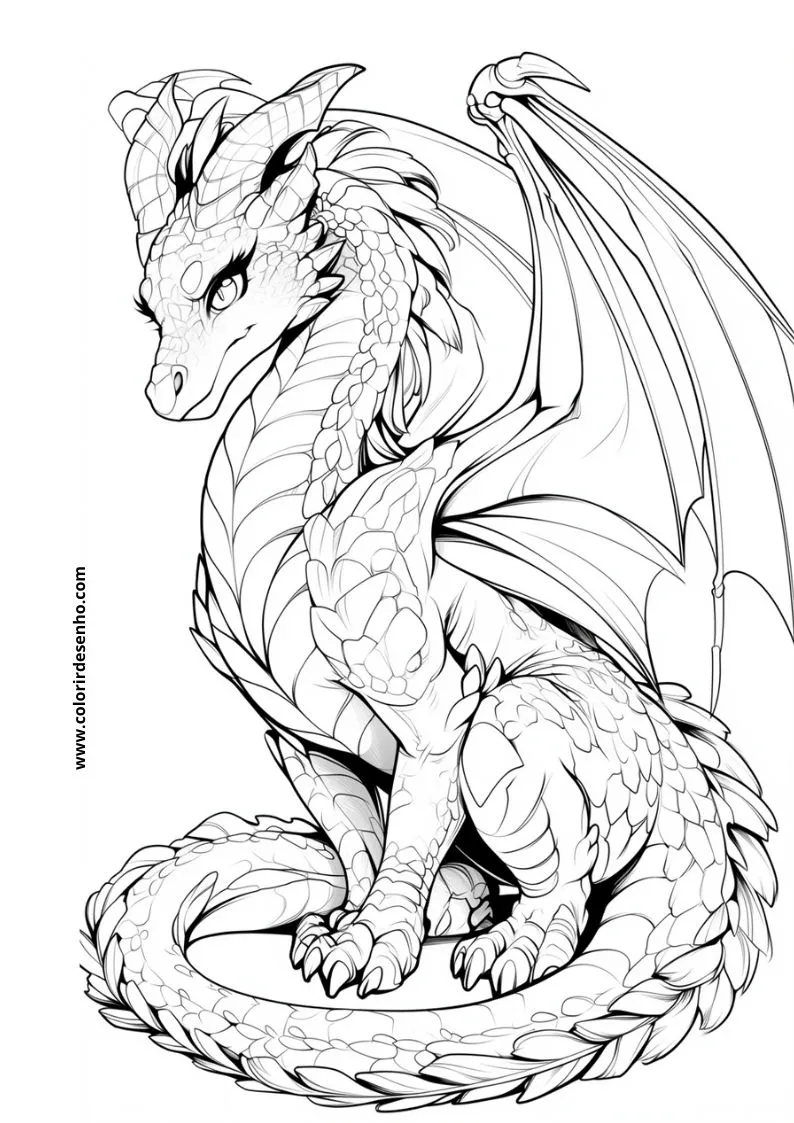 Dragon Coloring Pages 171