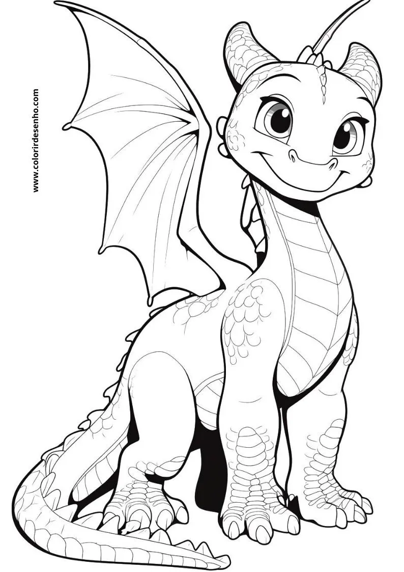 Dragon Coloring Pages 176