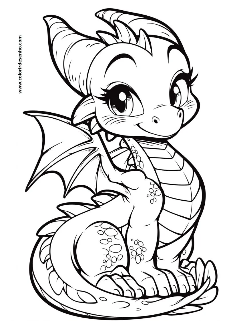 Dragon Coloring Pages 178