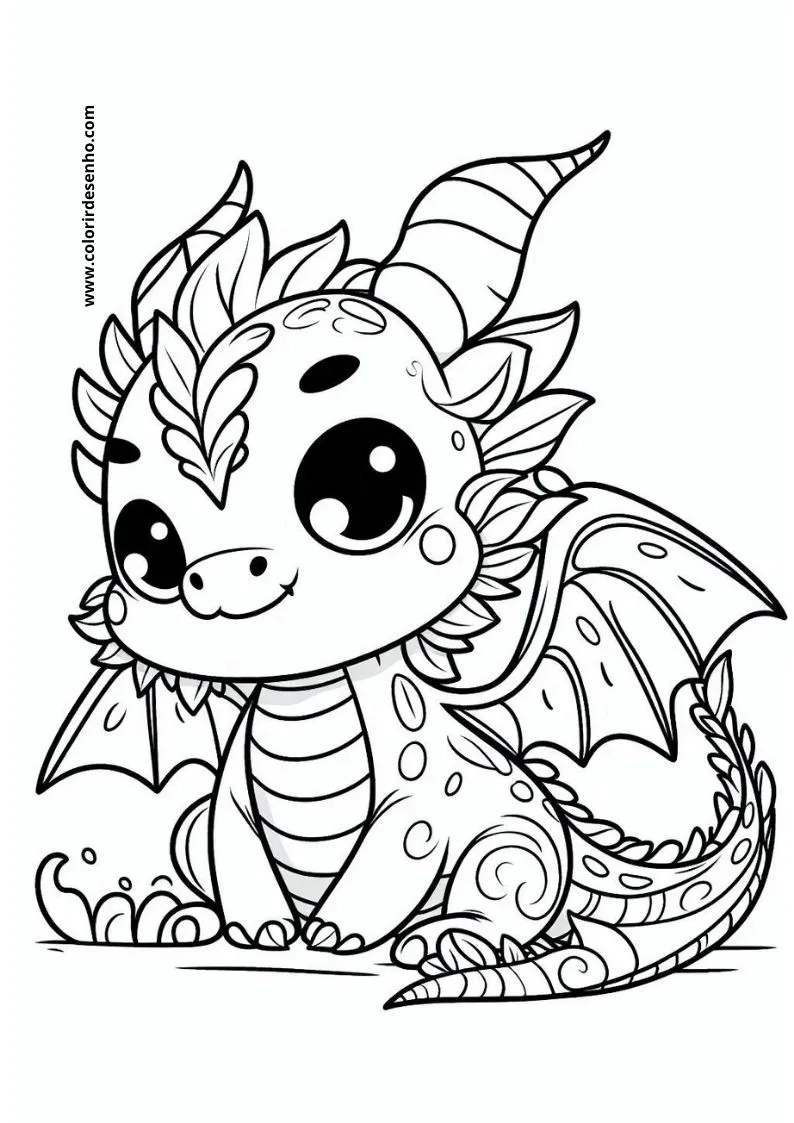 Dragon Coloring Pages 182