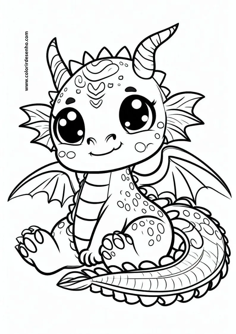 Dragon Coloring Pages 189