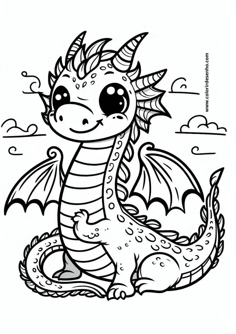 Dragon Coloring Pages 190