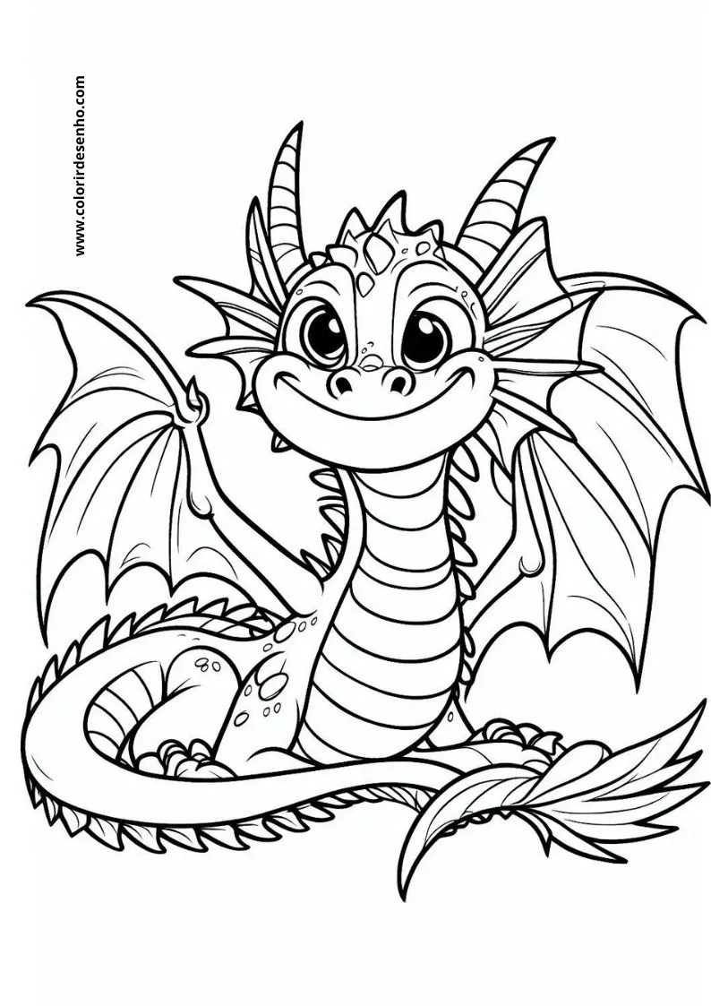 Dragon Coloring Pages 191