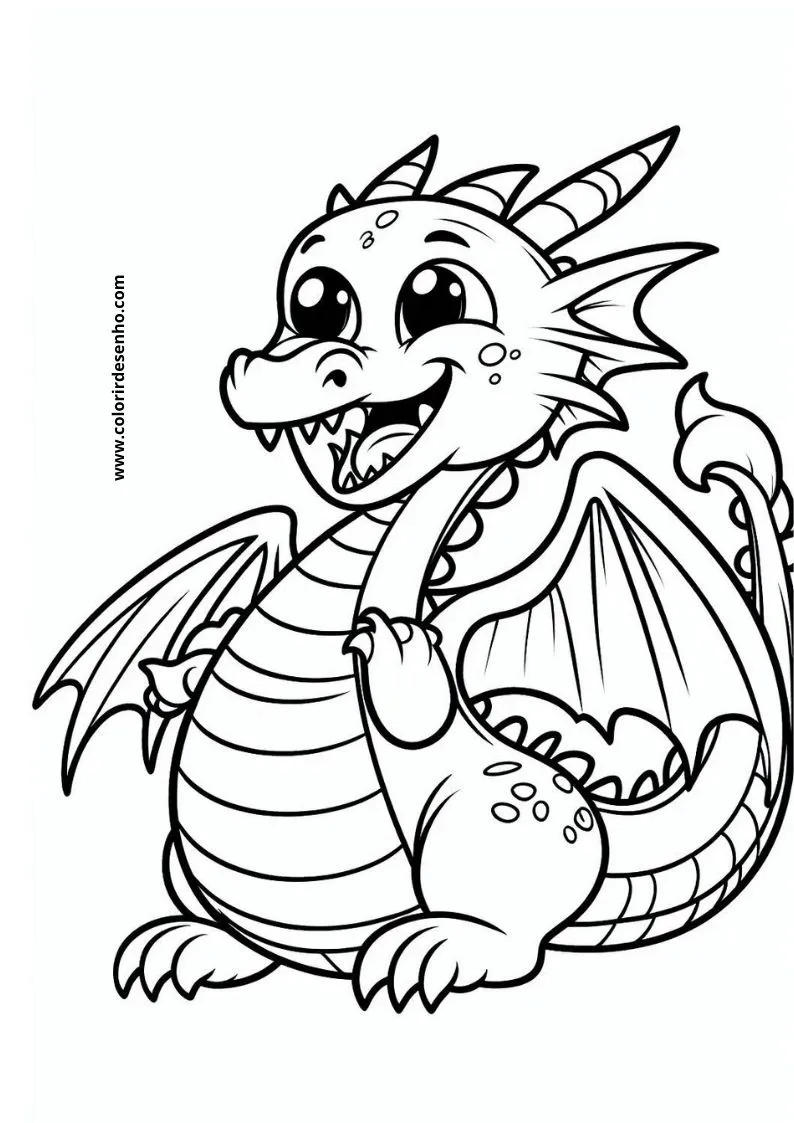 Dragon Coloring Pages 192