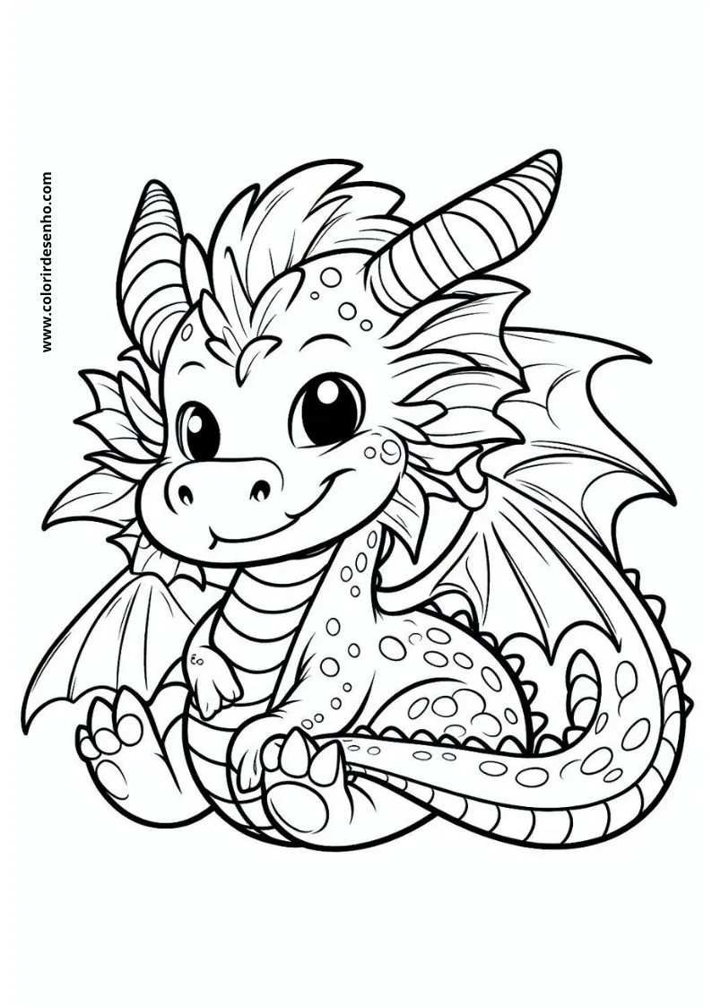 Dragon Coloring Pages 193