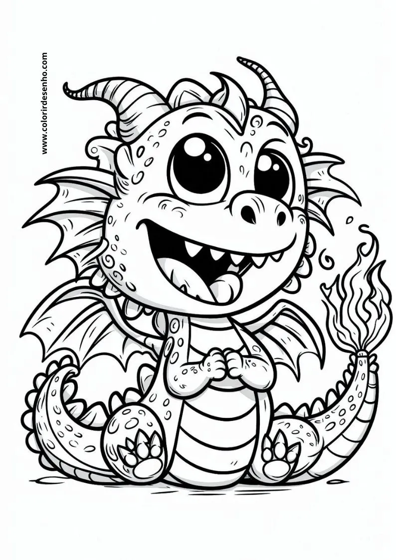 Dragon Coloring Pages 194