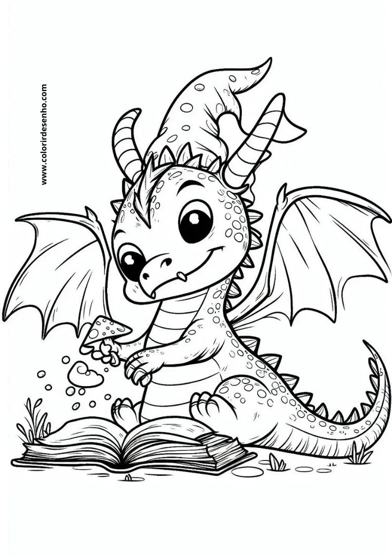 Dragon Coloring Pages 197