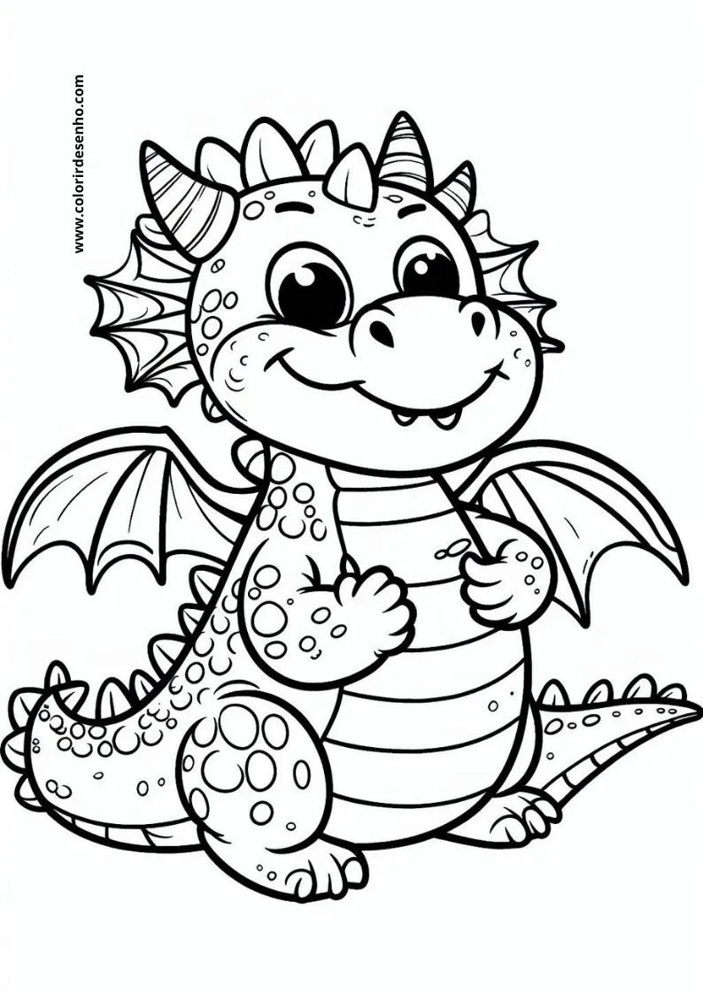 Dragon Coloring Pages 201