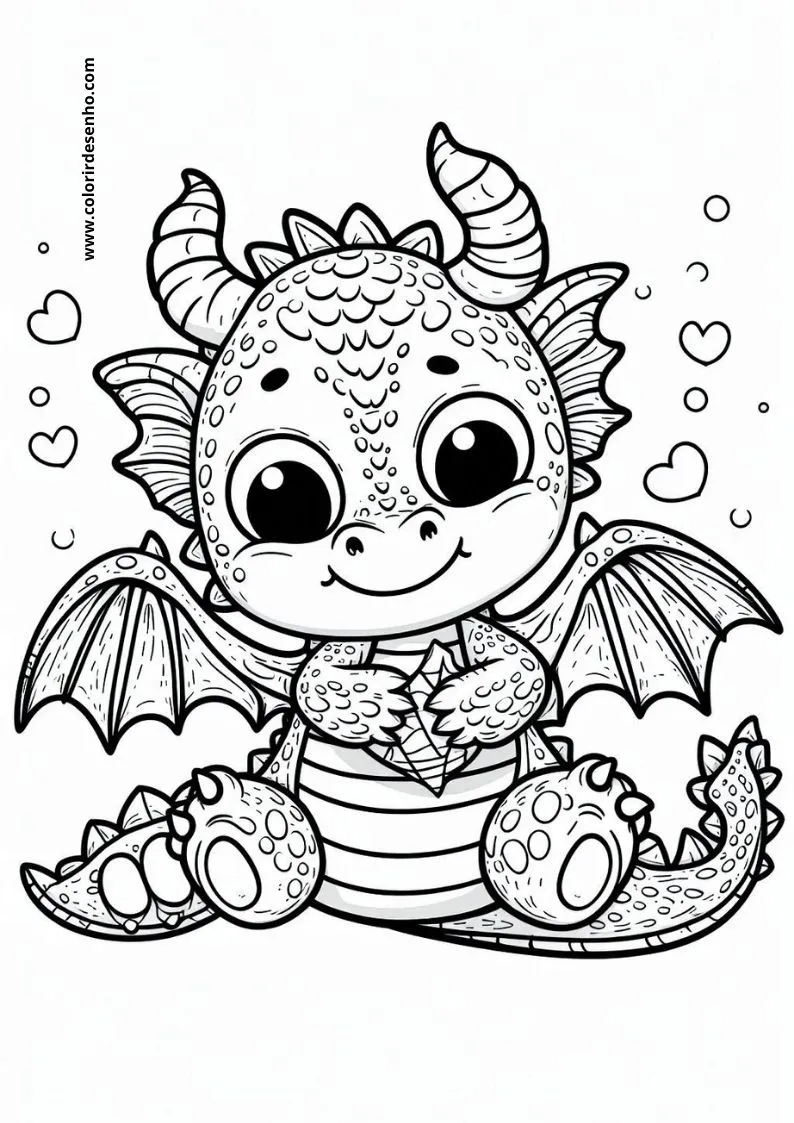 Dragon Coloring Pages 204