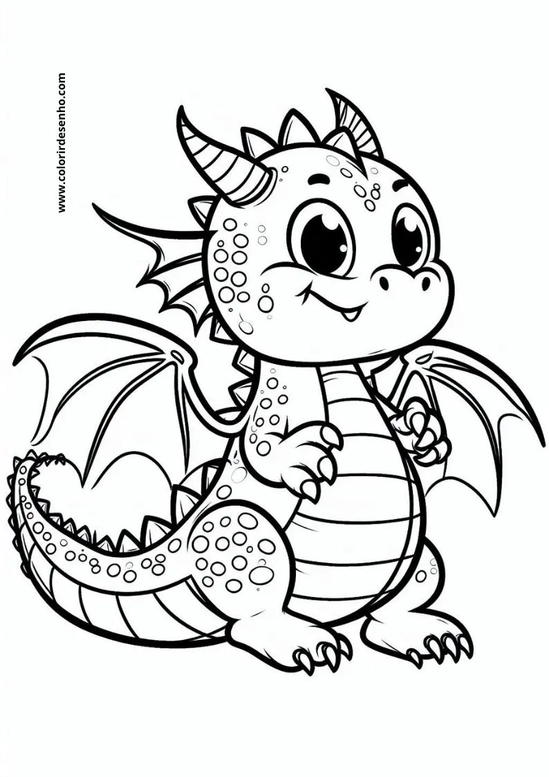 Dragon Coloring Pages 205