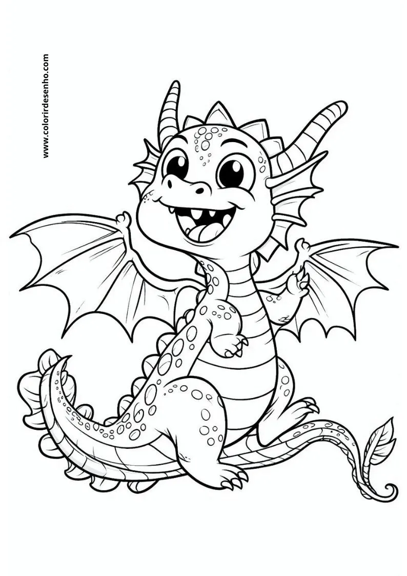 Dragon Coloring Pages 206