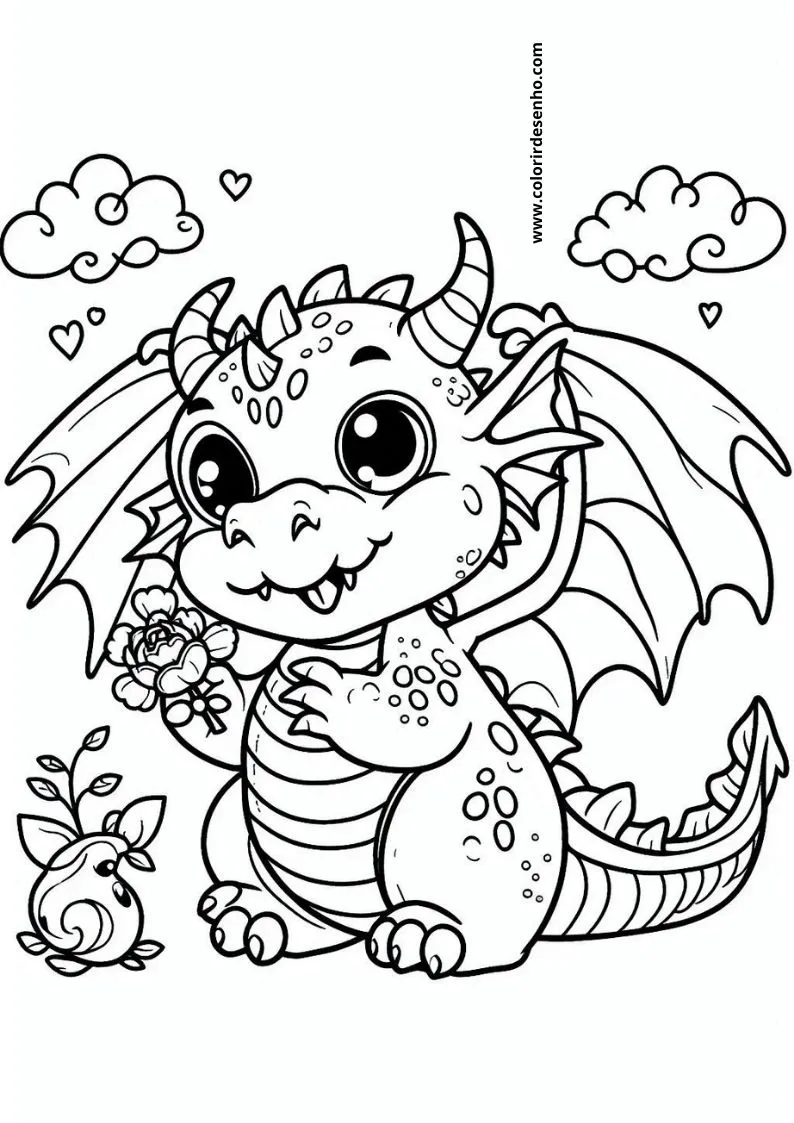 Dragon Coloring Pages 207