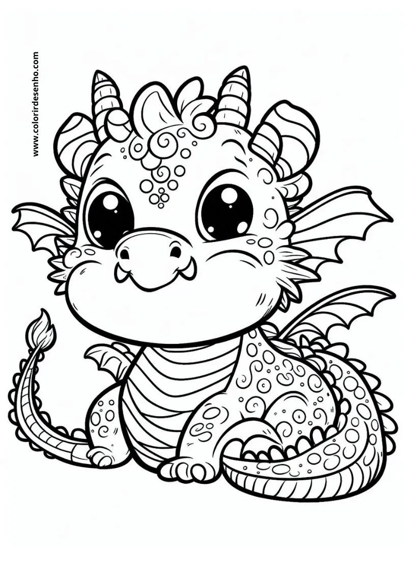 Dragon Coloring Pages 212