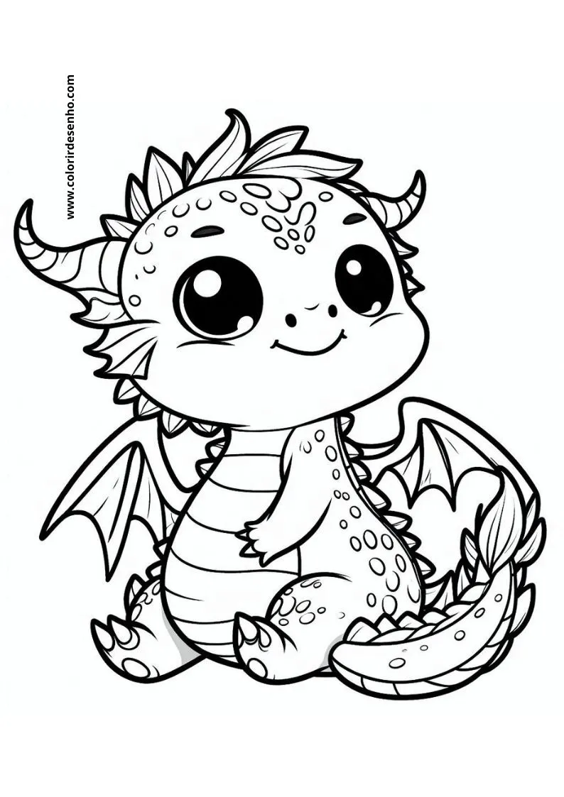 Dragon Coloring Pages 221