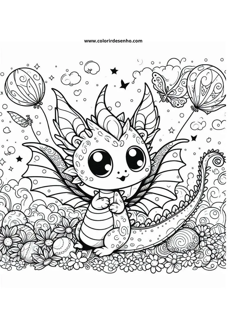 Dragon Coloring Pages 224