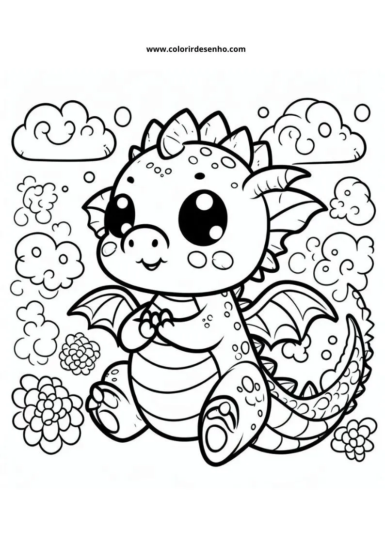 Dragon Coloring Pages 225