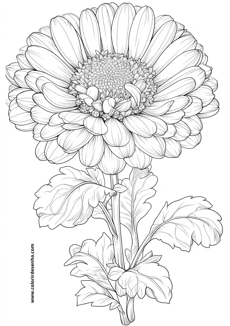 Flor Para Colorir 30