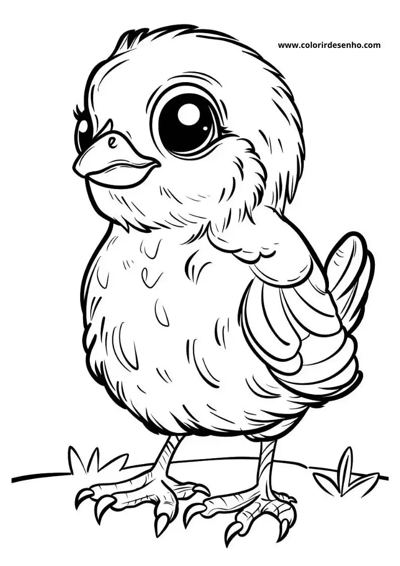 Chicken Coloring Pages 10