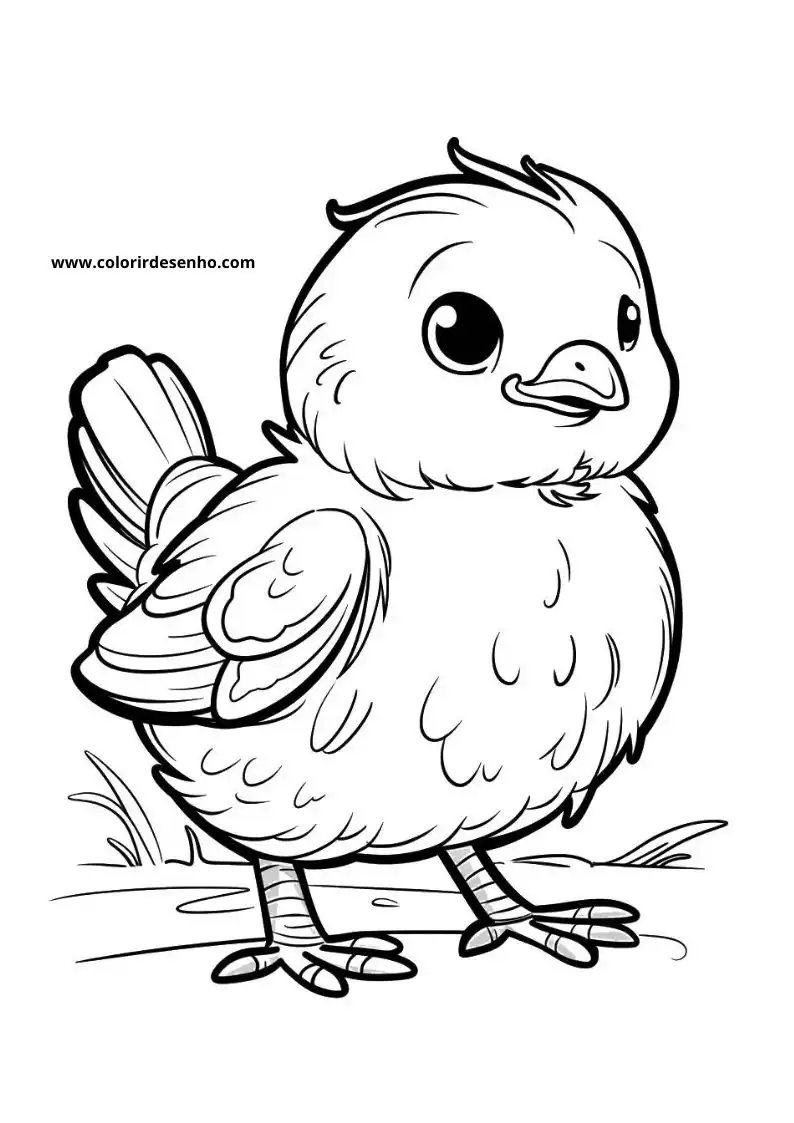 Chicken Coloring Pages 14