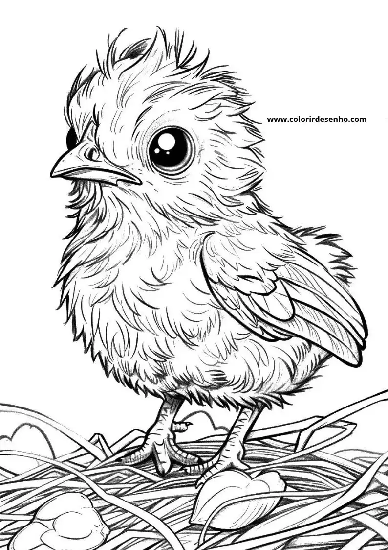 Chicken Coloring Pages 24