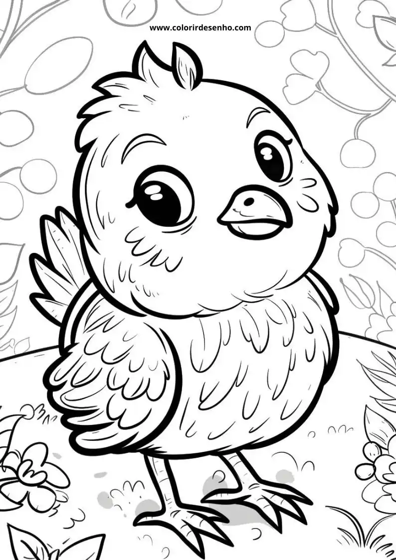 Chicken Coloring Pages 35