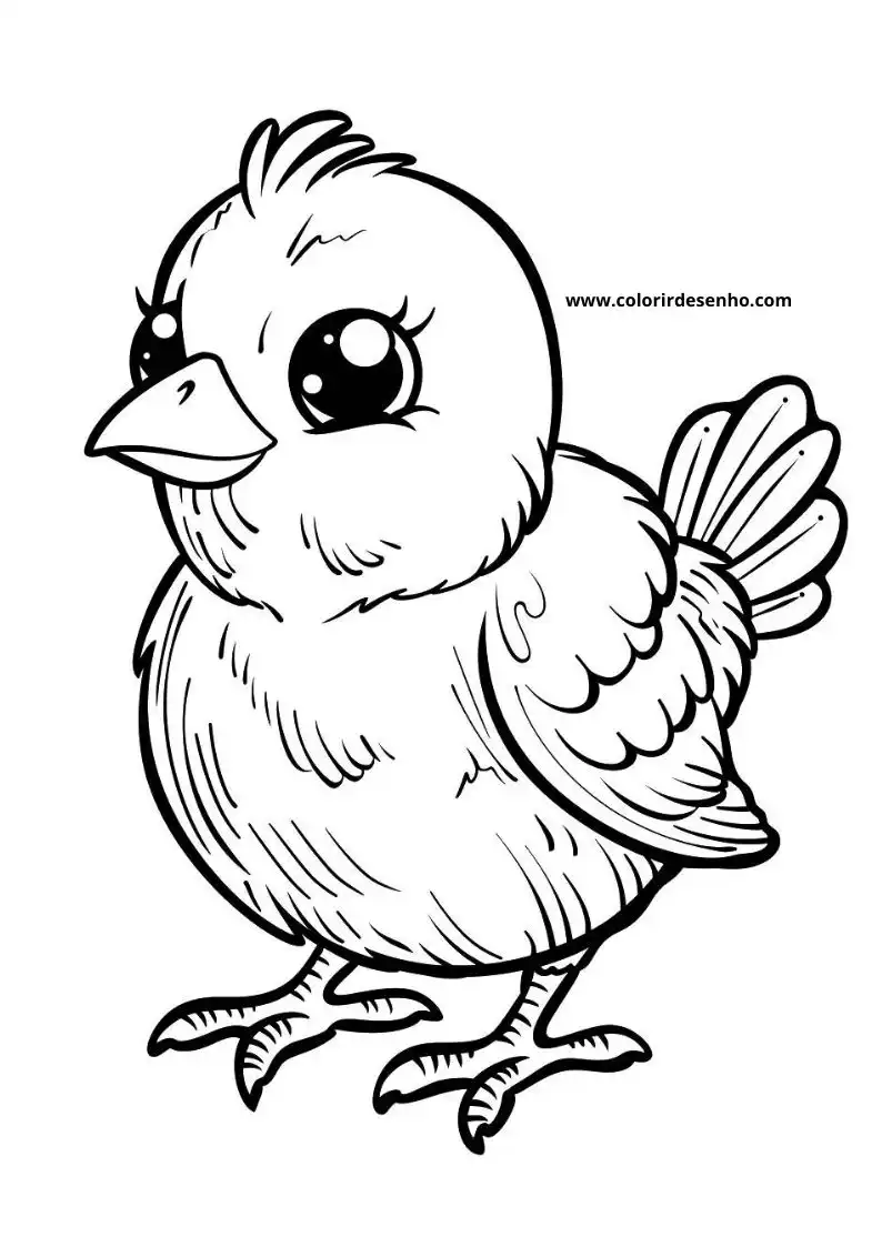 Chicken Coloring Pages 36