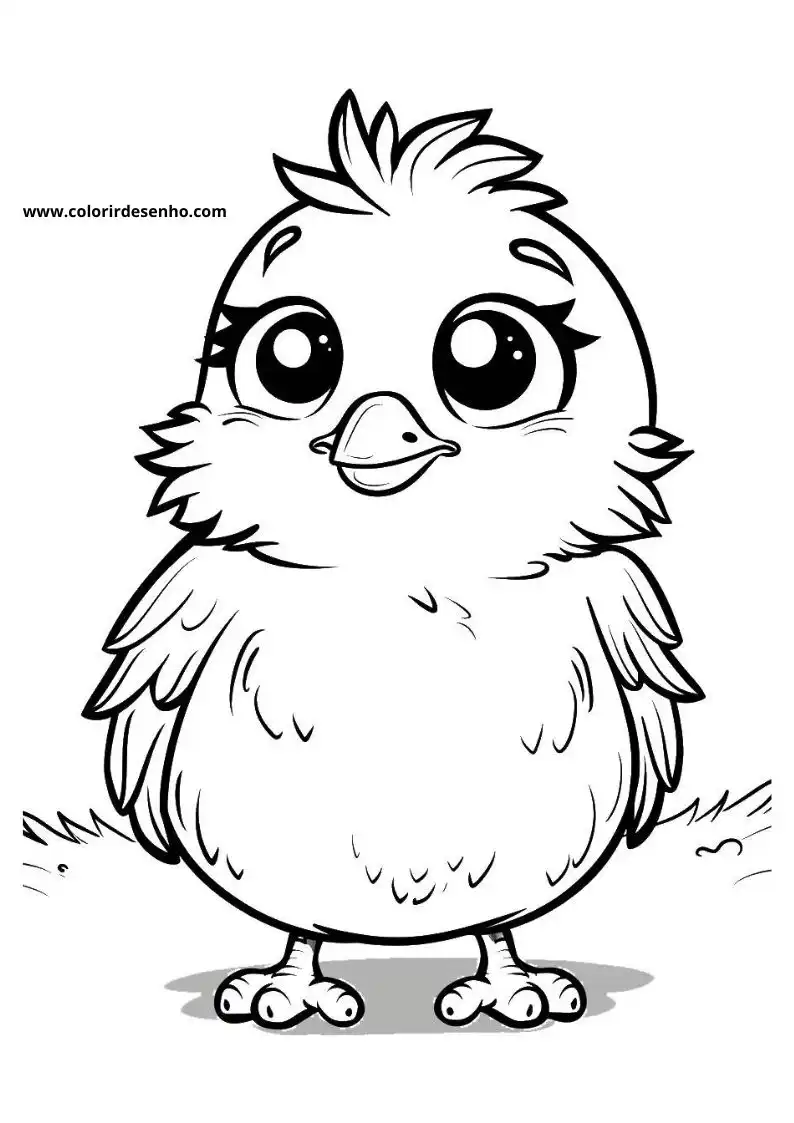 Chicken Coloring Pages 44