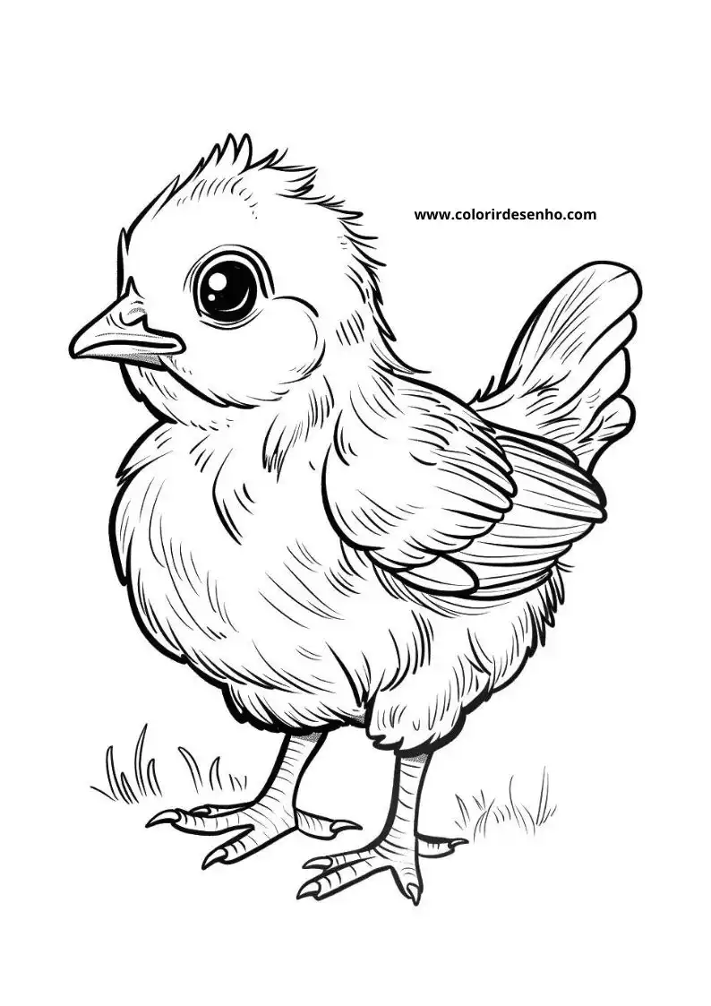 Chicken Coloring Pages 87