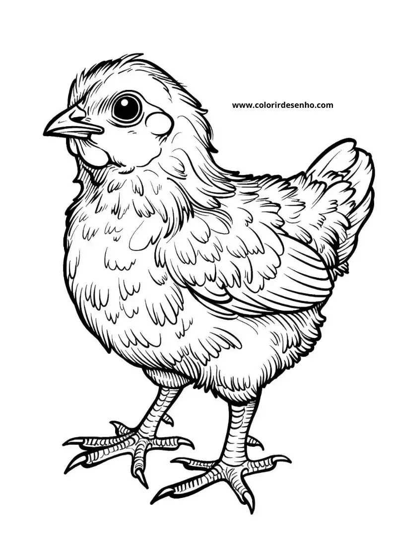 Chicken Coloring Pages 98