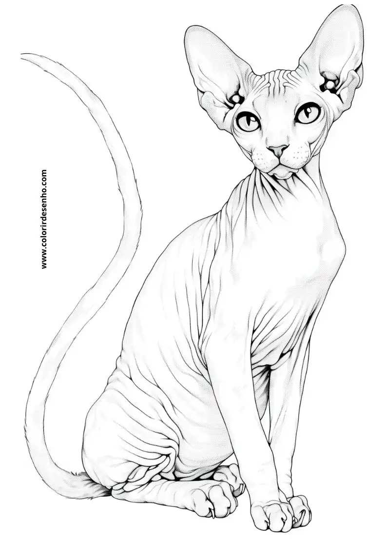 Kitten and Cats Coloring Pages 11