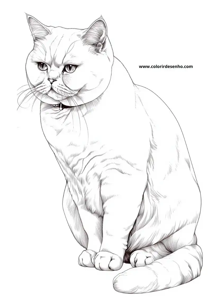 Kitten and Cats Coloring Pages 14