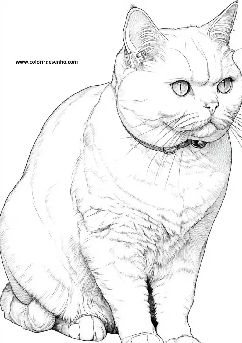 Kitten and Cats Coloring Pages 15