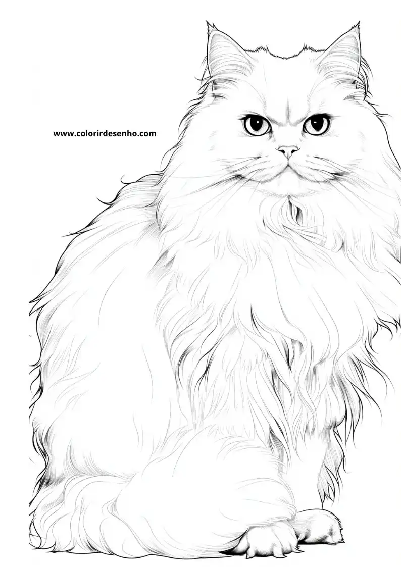 Kitten and Cats Coloring Pages 2