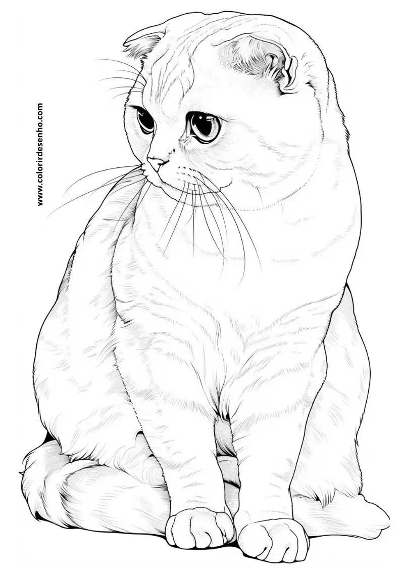 Kitten and Cats Coloring Pages 21