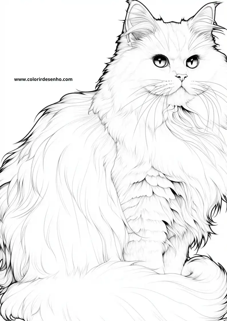 Kitten and Cats Coloring Pages 29