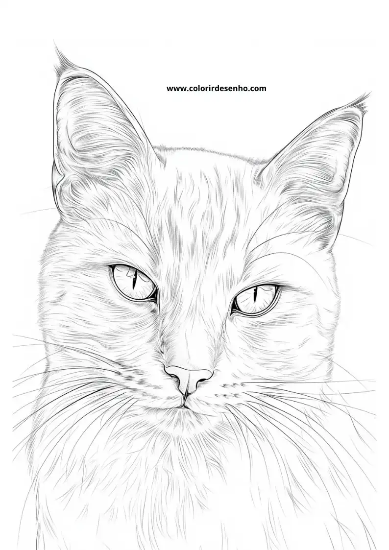 Kitten and Cats Coloring Pages 31