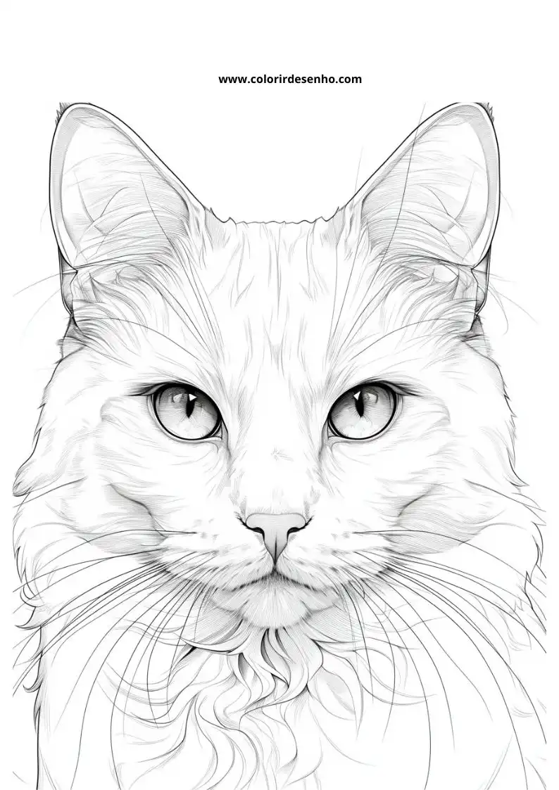 Kitten and Cats Coloring Pages 32