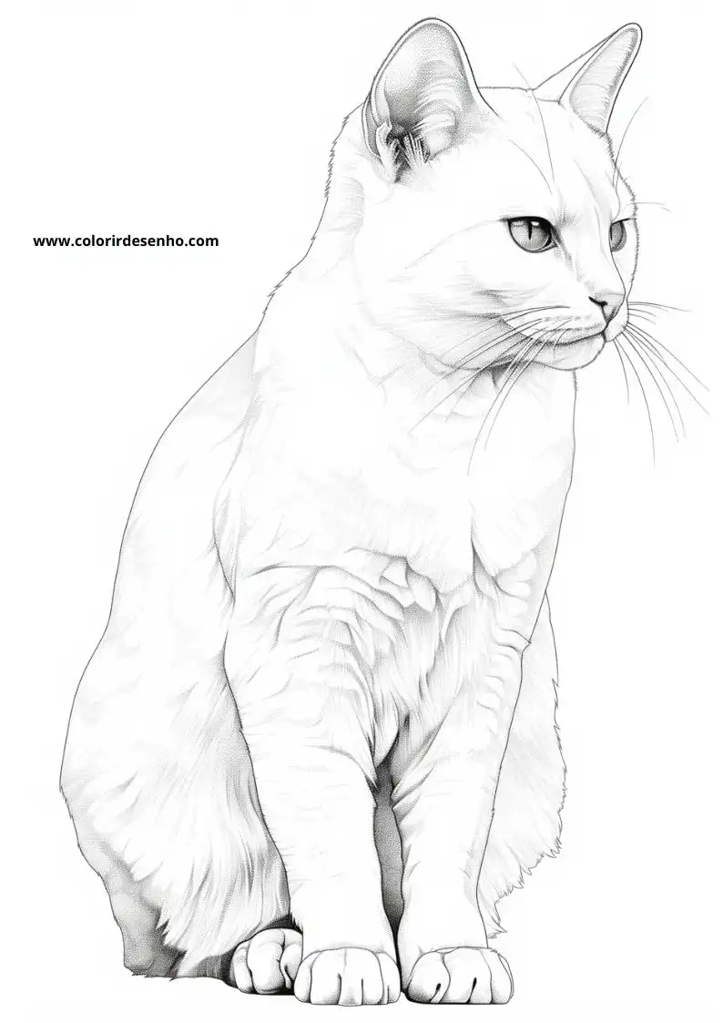 Kitten and Cats Coloring Pages 33