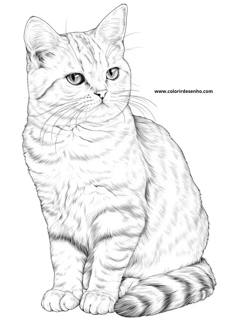 Kitten and Cats Coloring Pages 35